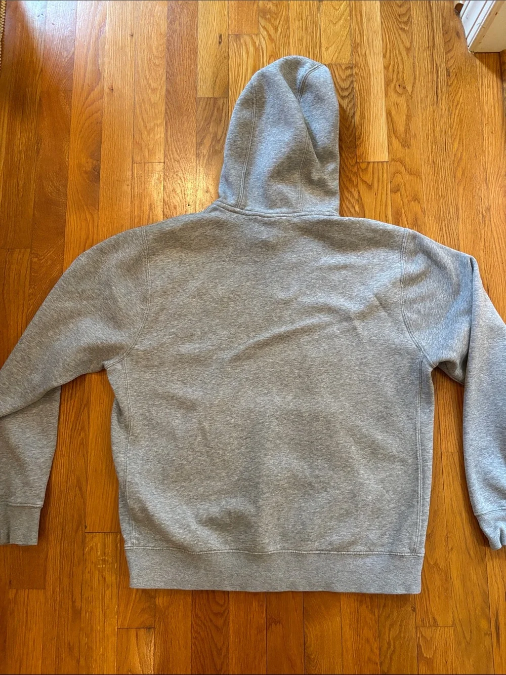 Nike Gray Pullover Hoodie with White Logo